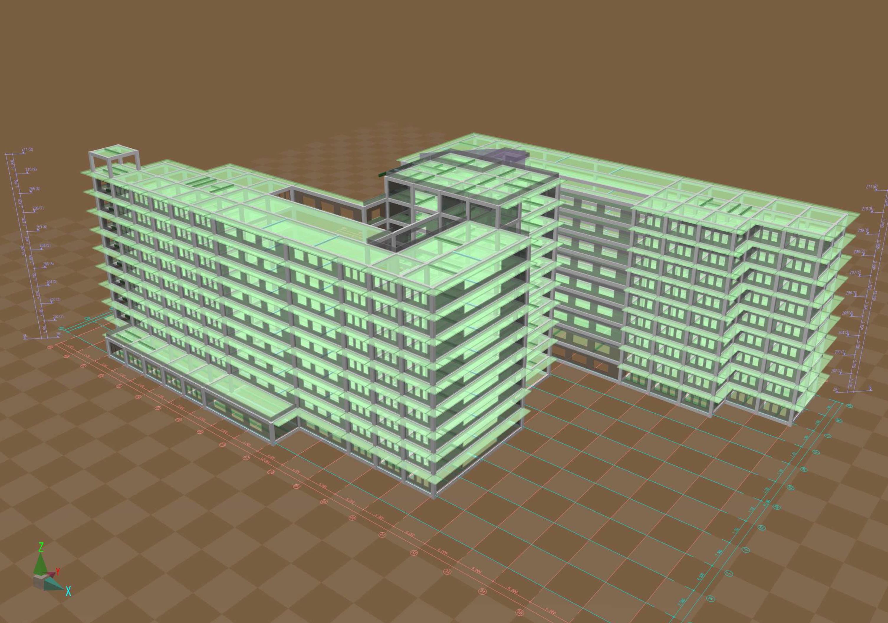 T市防災拠点施設高層病棟